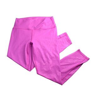 Fabletics Leggings Hot Pink Compression Athleticwear Athleisure Womens Small